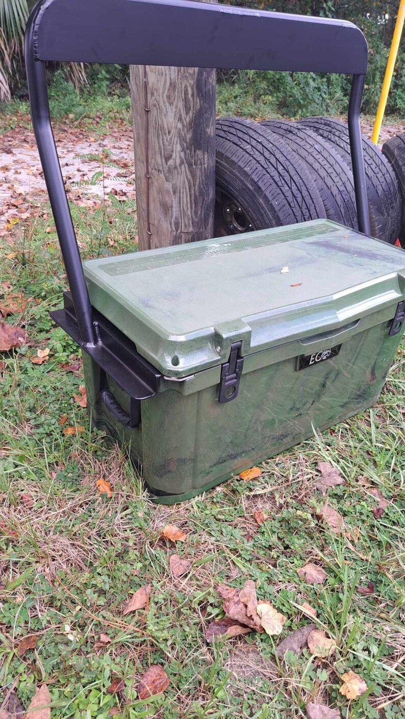 Cooler Backrest Grab Bar Custom Built All Aluminum, Can Build for Yeti