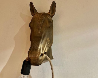 Horse wall lamp horse lamp