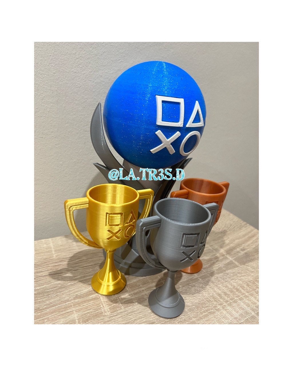 PlayStation プレイステーション　トロフィー　飾り　3Dプリント PlayStation プレイステーション トロフィー 飾り 3Dプリント