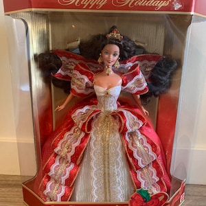 RARE 1997 Mattel 10th Anniversary Holiday Barbie Misprint