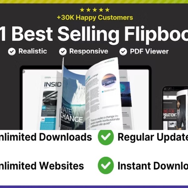 Echtes 3D FlipBook 3.77PDF-Betrachter WordPress Plugin Neueste Unbegrenzte Websites GPL Aktuelle Version Websites Lebenslange Updates