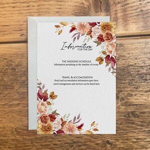 Détails floraux d'automne sur le mariage | La collection de corail