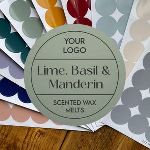 Glanz Etiketten | Kerzensticker Aufkleber | Luxus Gastronomie Aufkleber | Glossy Kerzenaufkleber | Glänzende Wachs Schmelz Aufkleber
