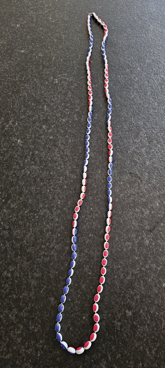 Vintage Multi Color Bead Necklace