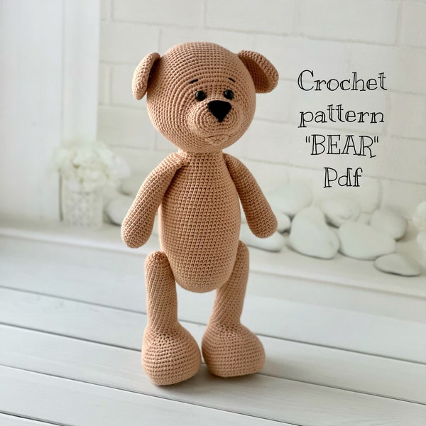 Crochet patter BIG BEAR, pdf