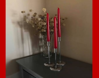 Candeliere moderno in metallo, opzioni di colore dal design di lusso, candele alte, portacandele di design, decorazioni per la casa, regalo di inaugurazione della casa, candele per la camera da letto