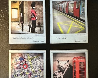 Polaroid-like Art from Craft Fair in London, England