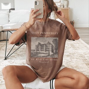 Mr Darcy Shirt Pride And Prejudice Shirt Pemberley Jane Austen Shirt Jane Austen Gifts Pride And Prejudice Gifts Bookish Things
