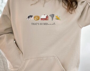 Midwest Sweatshirt Midwest Crew Neck Midwest Crewneck Midwest Hoodie Midwest Is Best Minnesota Sweatshirt Ohio Sweatshirt Indiana Sweatshirt