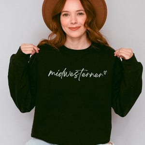 Midwest Sweatshirt Midwest Crew Neck Midwest Crewneck Midwest Hoodie Midwest T Shirt Midwest TShirt Indiana T Shirt Midwest Shirt Midwest
