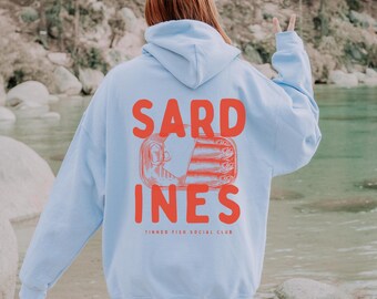 Verzinntes Fisch-Sweatshirt Sardinen-Shirt Sardinen-Sweatshirt Sardinen-Shirt Verzinntes Fisch-Shirt Tomatenmädchen Ästhetisches Tomatenmädchen-Sommer-Fisch-Shirt