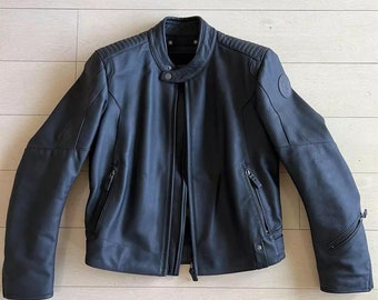 Bmw motorrad black leather jacket hotsell