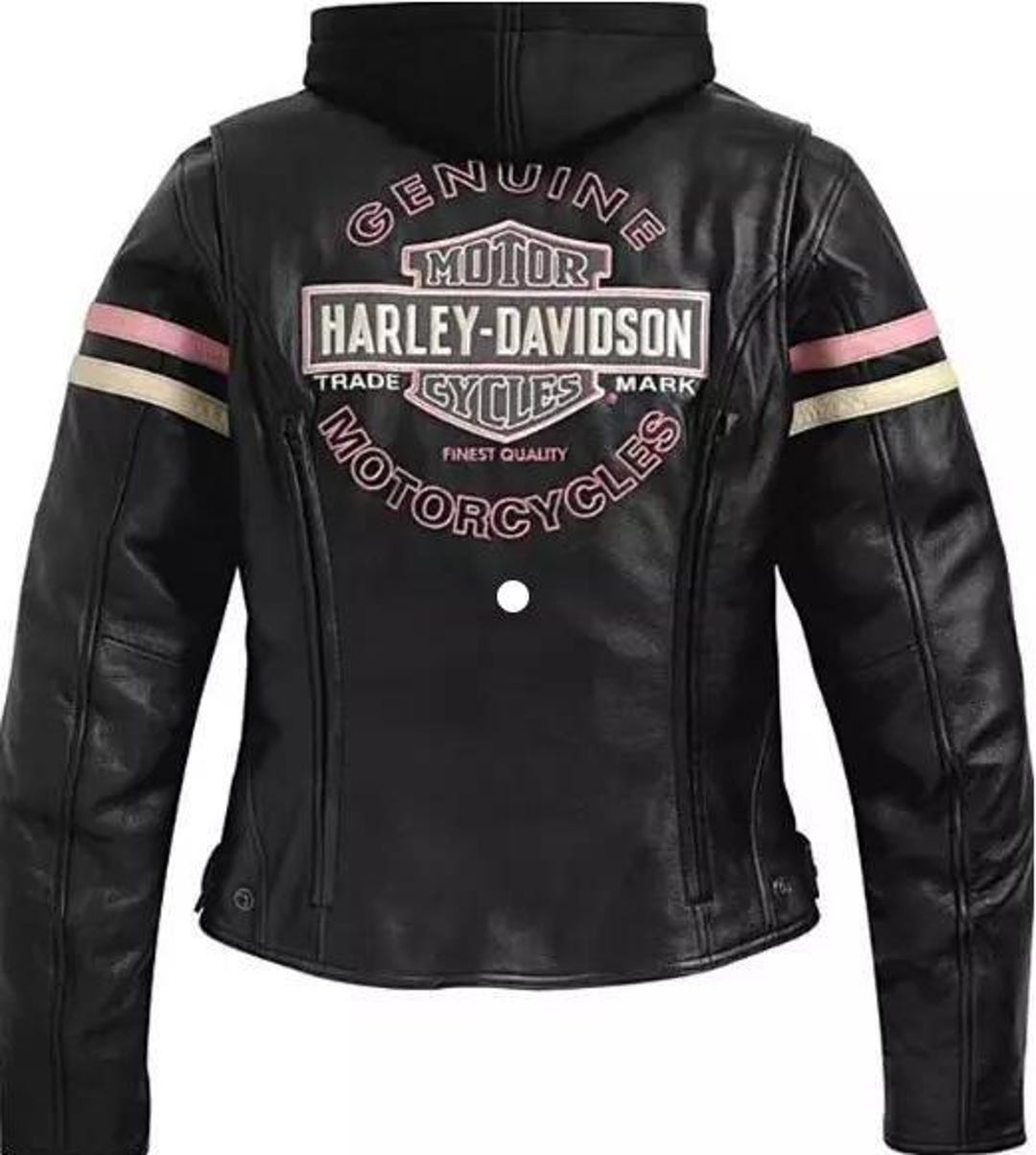 Harley davidson Women s Triple Vent Miss Enthusiast 3 in 1 Riding Leather Jacket Etsy Canada