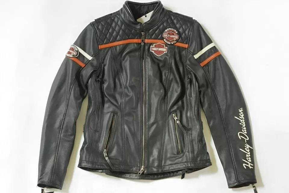 Harley davidson command leather jacket hot sale