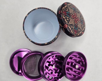 Grinder & Trippy Carrying Case - Purple