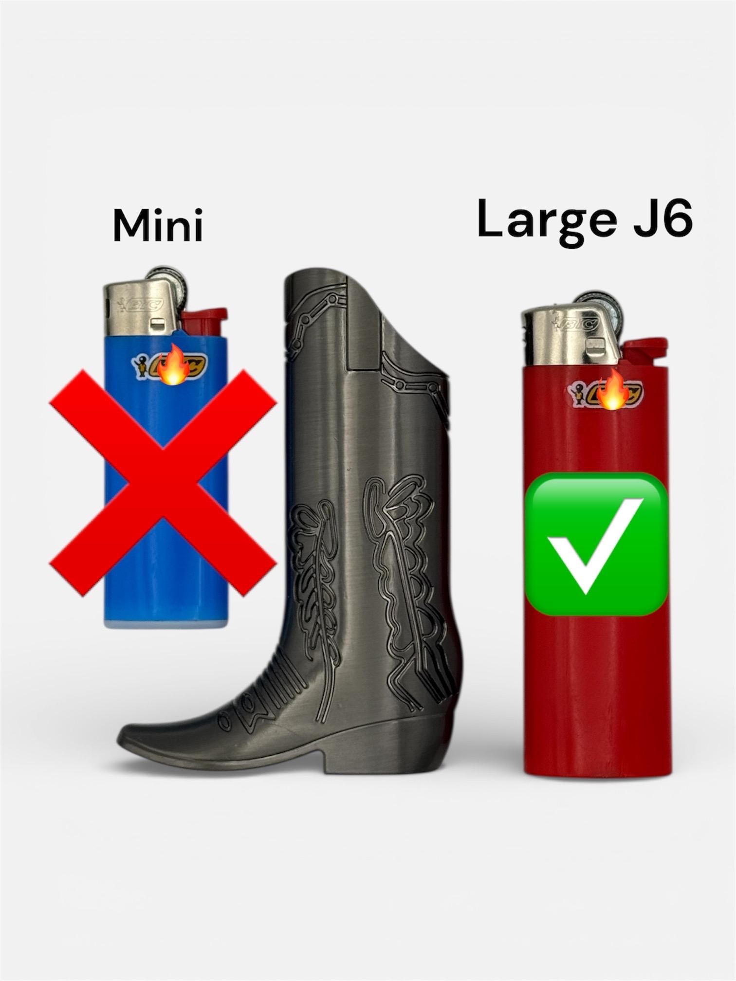 Cowboy Boot Lighter Case - Western Lighter Sleeve for Large BIC - Etsy