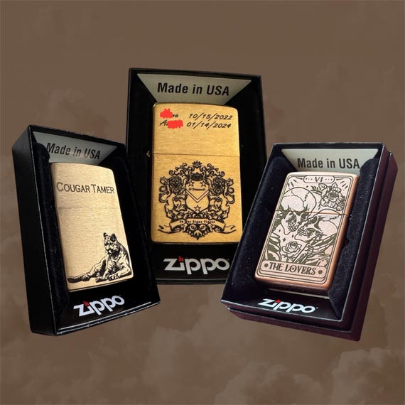 Custom Engraved Zippo Lighter: Personalized Keepsake Gift