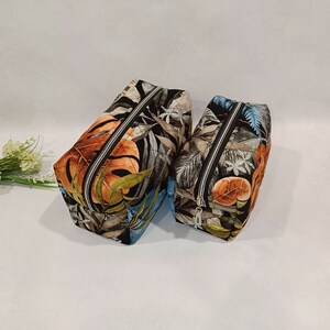 Cosmetic bag , exclusive makeup bag , luxury toiletry organizer