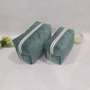 Handgearbeitete Kosmetiktasche, Makeup-Organizer, kleine Geldbörse für unterwegs