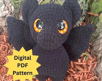 Boo the Baby Bat Crochet Pattern