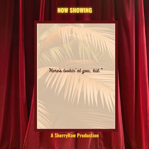 Casablanca Quote Card | Romantic Movie Greeting Card Printable Card, Digital Download, Instant Download