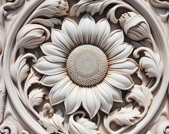 Set of 4 sunflower Images. 3d illusion. Perfect for laser engravers. 1024x1024, jpegs.