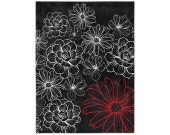 Manta Minky de alto contraste para bebé