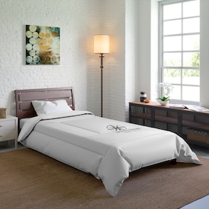 Comforter for that cool nights on the water, sensory blanket, heavy comforter with glass bead filling, linen weighted blanket, better sleep