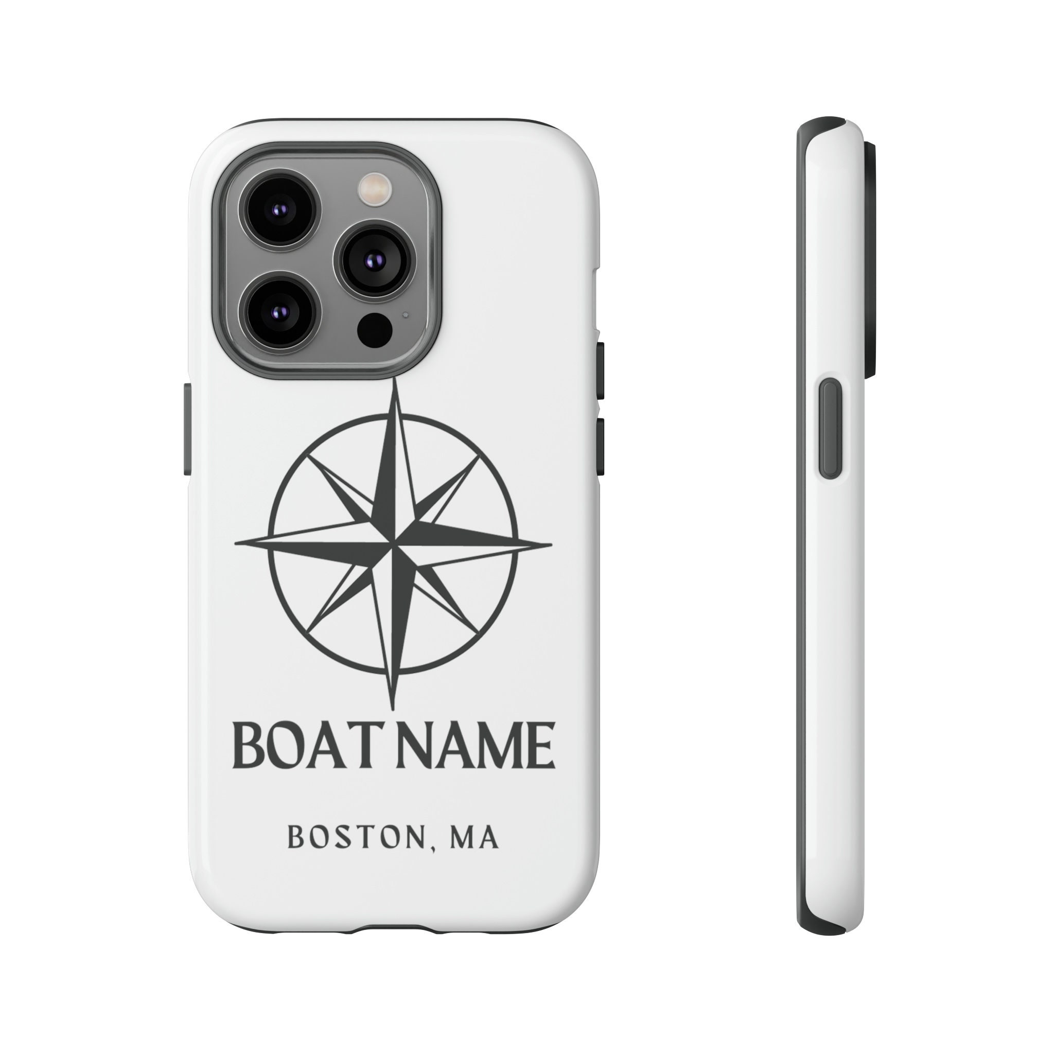 Tough Cases for the rough seas, personalized custom phone cases, Custom Tough Case, Custom Snap Case, iPhone 15 Case, Personalize with Name