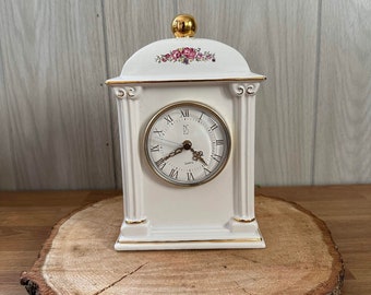 Sandizell Dresden ヴィンテージマントル時計 フローラル Sandizell