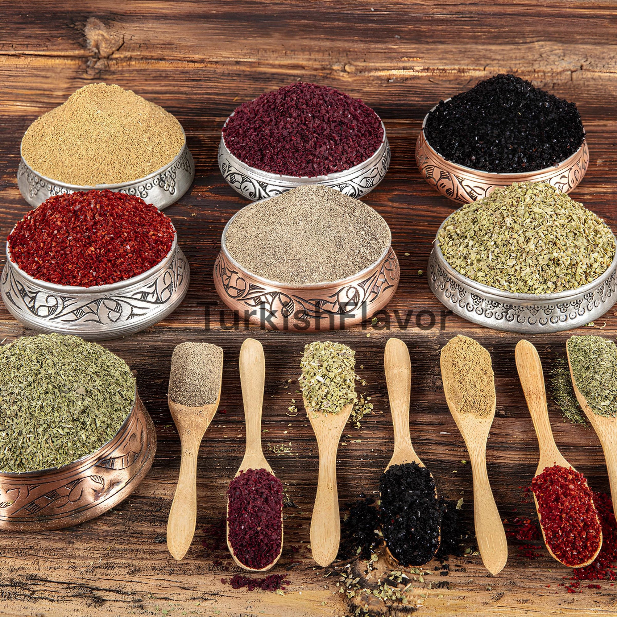 2 Pieces Kitchen Seasoning Spice Salt Pepper Jar Set With Lid, MADE IN  TURKEY