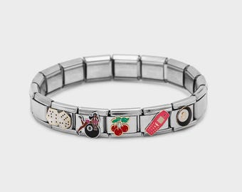 Link Charm Bracelet | Add Your Own Charms | Personalised Silver Chain Bracelet