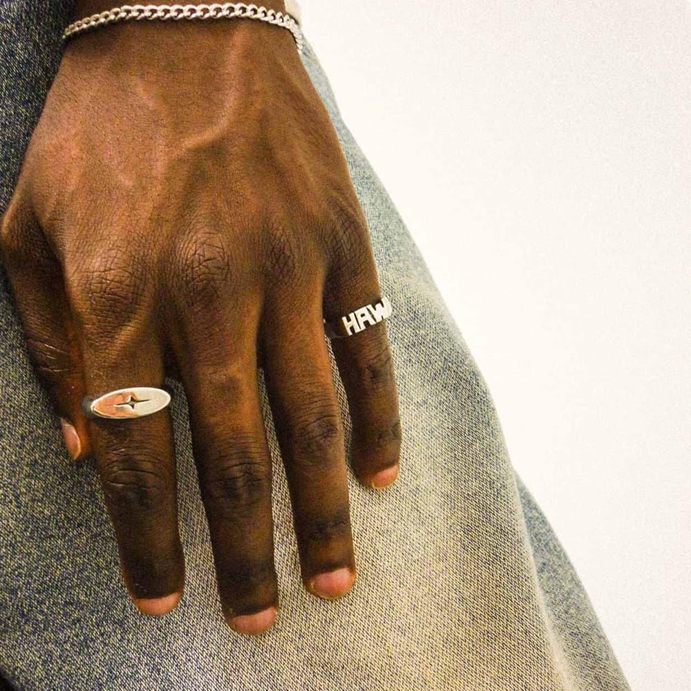HAW Stainless Steel Statement Ring | Western Cowboy Style - Etsy