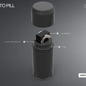 Krypto Pille für Hardware Wallet. Verwahre dein Ledger Wallet und deine Bitcoins sicher in unserer Schutzhülle!