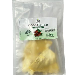 100% Pure, Natural, Unrefined Cocoa Butter Food grade 100g