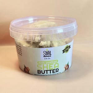 Raw Shea Butter, 100% Pure, unrefined shea Butter. Natural Moisturizer for Skin|Body|Hair.