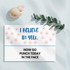 Lustige druckbare Motivationskarte; Digital Download Ermutigungskarte