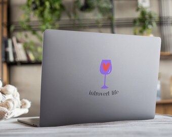 Adesivi Kiss-Cut, adesivi, introverso, casalingo, adesivi divertenti, regalo, umorismo, adesivi per vino, adesivi per adulti