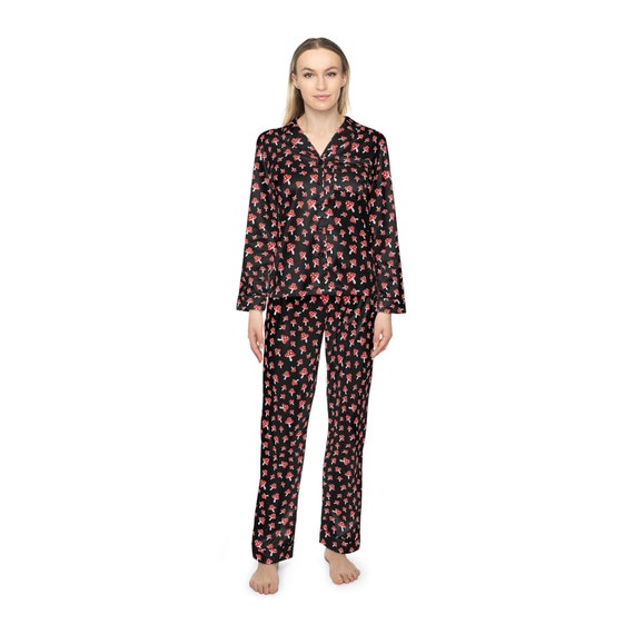 Satin mushroom pajamas hotsell