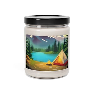 Camp by the River Scented Soy Candle, 9oz