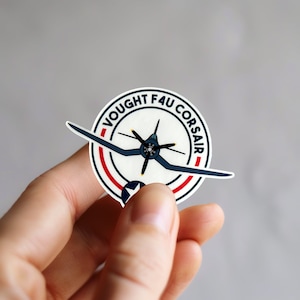 Vought F4U Corsair Aviation Sticker - High Quality Vinyl Sticker for warbirds enthusiasts and avgeek