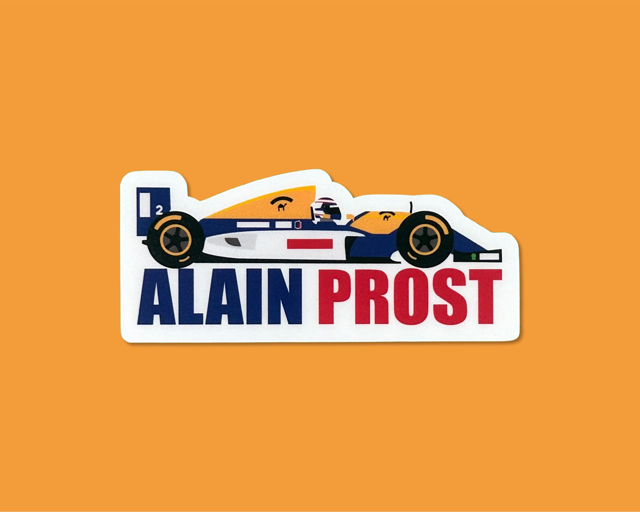 Alain Prost Williams F14C F1 Sticker - High Quality Vinyl Sticker, F1 ...