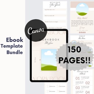 Canva Ebook Template Bundle Canva Ebook Template - Course Workbook Template