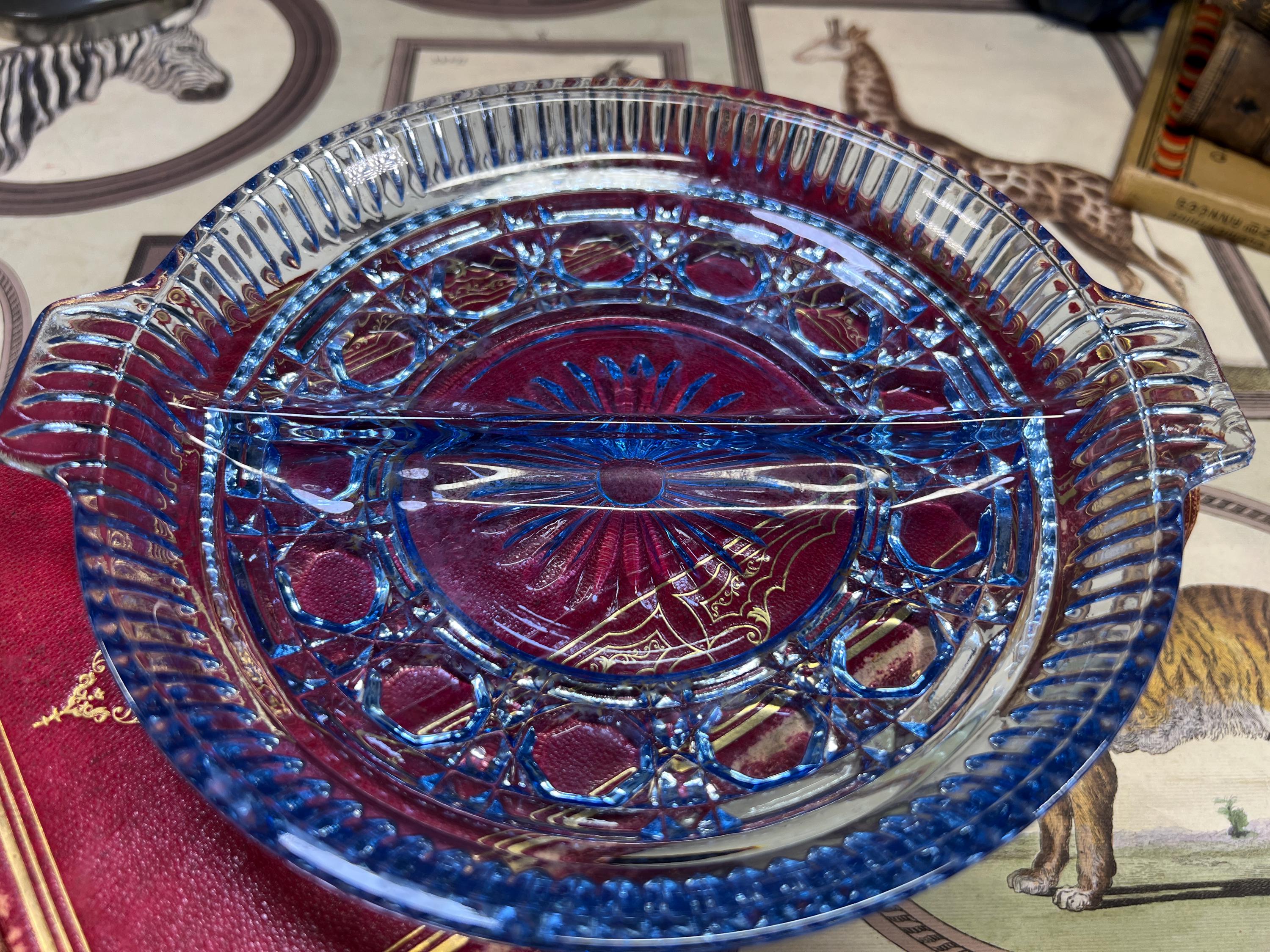 ヴィンテージ フェデラル ウィンザー ブルー レリッシュ ディッシュ