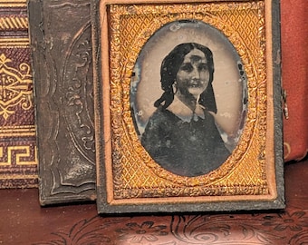 1880年代のアンティークなティンタイプ写真（若い男性） - ビクトリア