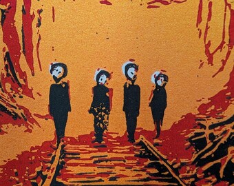 Stephen King&#39;s &quot;The Body&quot; Stand By Me Inspired Wood Block Print - Signed and Numbered