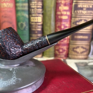 Savenelli Roma 207 Rusticated Straight Apple Tobacco Estate Pipe