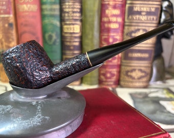 Savenelli Roma 207 Rusticated Straight Apple Tobacco Estate Pipe