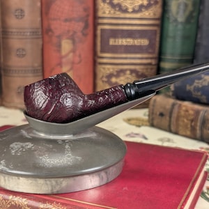 Kaywoodie Saxon Apple Sandblasted Estate Tobacco Pipe