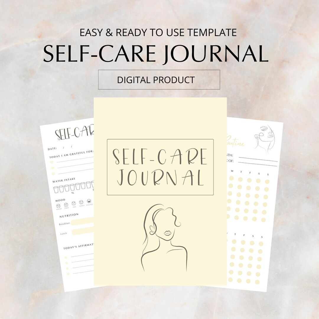 Self-care Journal Printable, Daily/weekly/monthly Schedule, Weekly Agenda, Desk Planner, Weekly ...